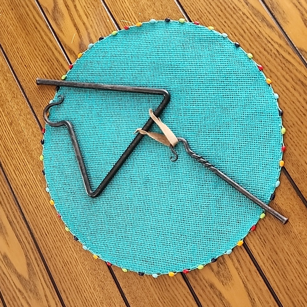 Metal triangle "dinner bell" Farmhouse decor
